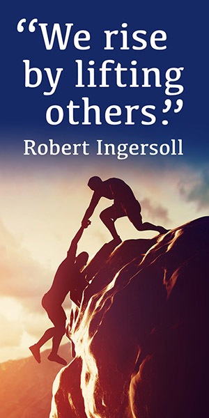 Inspirational Banner - Robert Ingersoll